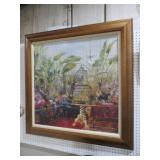 BEAUTIFUL FRAMED STILL LIFE PAINTING ON BOARD