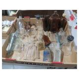 HUGE COLLECTION OF OLD MEDICINE BOTTLES