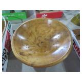 VTG MYRTLE WOOD BOWL