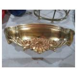 VTG HOME INTERIORS GOLD PLANTER SHELF