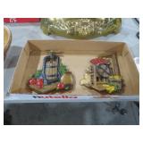 VTG CAST METAL WALL PLAQUES