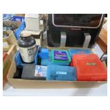 COLLECTION OF GUN AND AMMO RELATED ITEMS