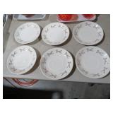 (6) VINTAGE CAS WALKER PLATES