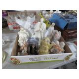 COLLECTION OF PORCELAIN AND CERAMIC FIGURINES