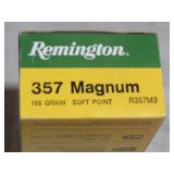 REMMINGTON 357 ( 50) ROUNDS HOLLOW POINT AMMO