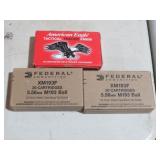 (3) BOXES OF (60) ROUNDS OF 5.56 AMMO