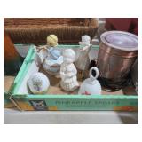 COLLECTION OF ANGELS, BELL, AND CANDLE WARMER