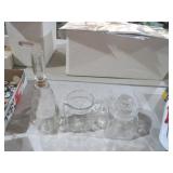GLASS DECANTER, PITCHER, AND CANISTER
