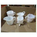FENTON & WESTMORELAND MILK GLASS COLLECTION
