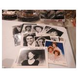 COLLECTION OF AUTOGRAPHED CELEBRITY PICTURES