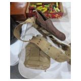VTG CANTEEN AND GUN HOLSTER