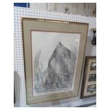 JOHN HAYMONSON ORG TIN AND WATER COLOR