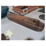 16IN EARLY WOODEN CRICKET BOX