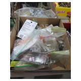 COLLECTION OF NAILS, SCREWS, MISC