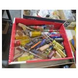 BOX FULL OF SCREW DRIVERS