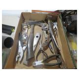 COLLECTION OF PLIERS, CUTTERS, HATCHETS