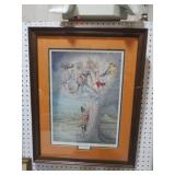 FRAMED UT GOT EM TREED PRINT