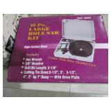 10 PC LARGE HOLE SAW KIT