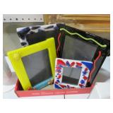 COLLECTION OF FUSED ART GLASS FRAMES