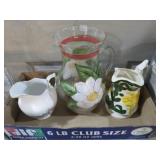 GLASS AND CERAMIC PITCHER COLLECTION