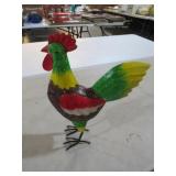METAL MULTI COLORED ROOSTER