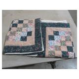 HANDSEWN PATCHWORK QUILT PILLOW SHAMS