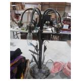 METAL DECORATIVE LAMP WITH NO GLOBE OR SHADES