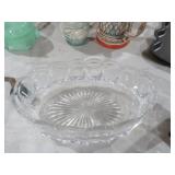 FOSTORIA COIN GLASS SERVING BOWL