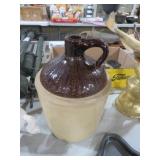 "WESTERN" STONEWARE JUG 2/ WHEAT PATTERN