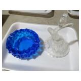 (2) SIGNED FENTON GLASS