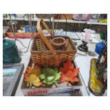 FALL BASKETS & FALL LEAF CANDLE HOLDERS