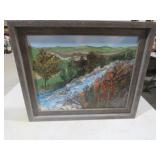 HAND PAINTING IN NICE FRAME