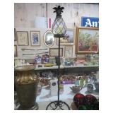METAL PINEAPPLE LED CANDLE 41" STAND