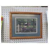 FRAMED HOMESTEAD CAVES COVE ABRAMS FALLS PICTURE