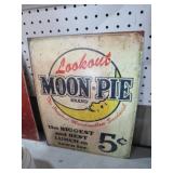 METAL MOONPIE ADV SIGN