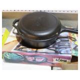 LODGE CHICKE FRYER WITH ORIGINAL BOX