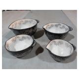 (4) BUTTER BOWLS