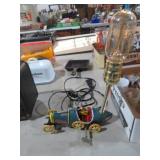 METAL WIND UP RACECAR LAMP
