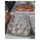 COLLECTION OF CLEAR GLASSES