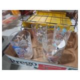 (4) WALT DISNEY 25ANN COLLECTOR GLASSES