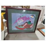 VTG SHOE PICTURE LITHOGRAPH?