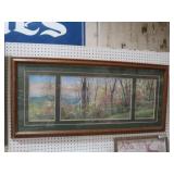 FRAMED AND SIGNED ROBERT TINO BLOOMING DOGWOOD