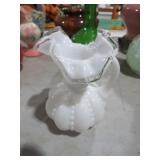 FENTON GLASS PITCHER