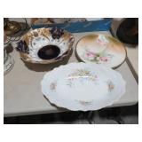 COLLECTION OF GERMANY HANDPAINTED BOWLS AND PLATE