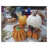 FALL DECO-BLOW MOLD & CERAMIC PUMPKINS