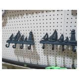 (2) CAST IRON SAIL BOAT WITH HOOKS