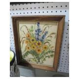 FRAMED VINTAGE SINGED PAINTING ON BOARD