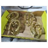 BRASS HORSE BRIDLE HANGERS