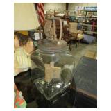 LARGE DAIZEY GLASS BUTTER CHURN