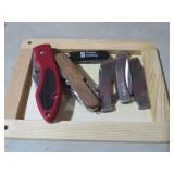 COLLECTION OF NICE POCKET KNIVES